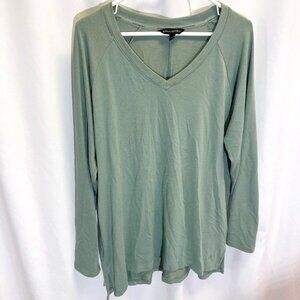 Banana Republic V Neck Long Sleeve Tunic Sweater Top